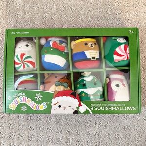 NEW 8 Squishmallow Christmas Plush Ornaments